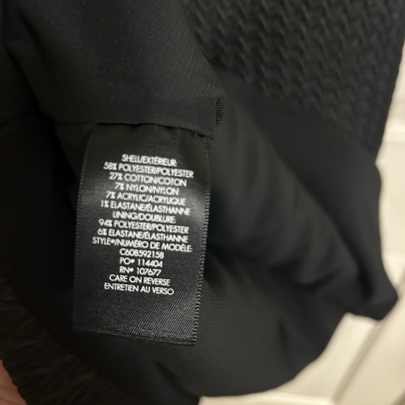 Alice + Olivia Jacquard Cap Sleeve Black Mini Dress Size 0 - Picture 4 of 5